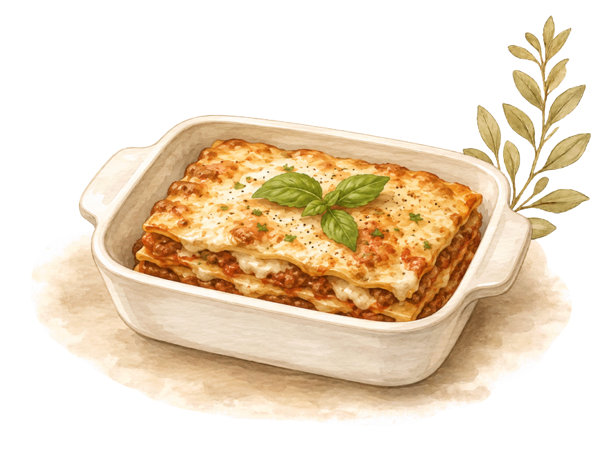 Lasagne Illustration