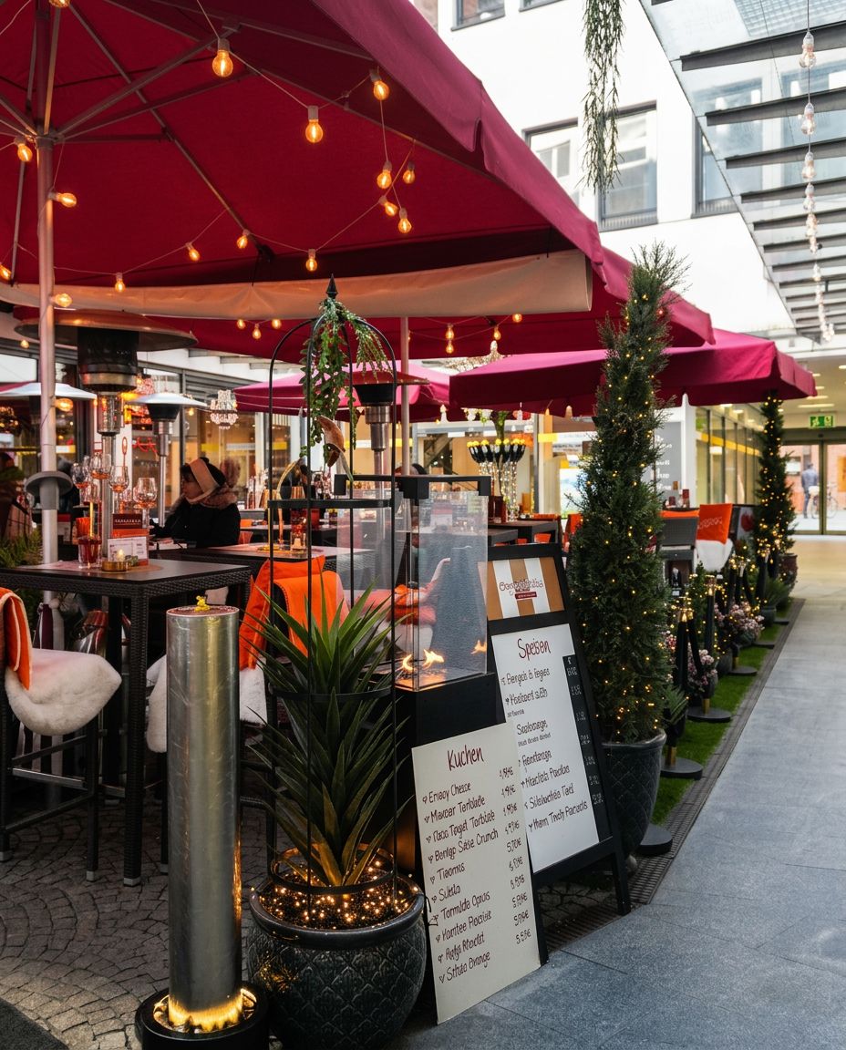Terrasse des Espressitto im Kaufingertor
