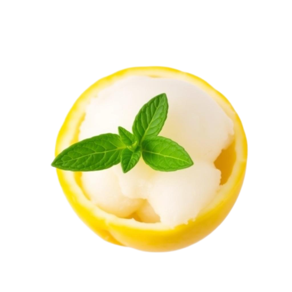 Zitronensorbet